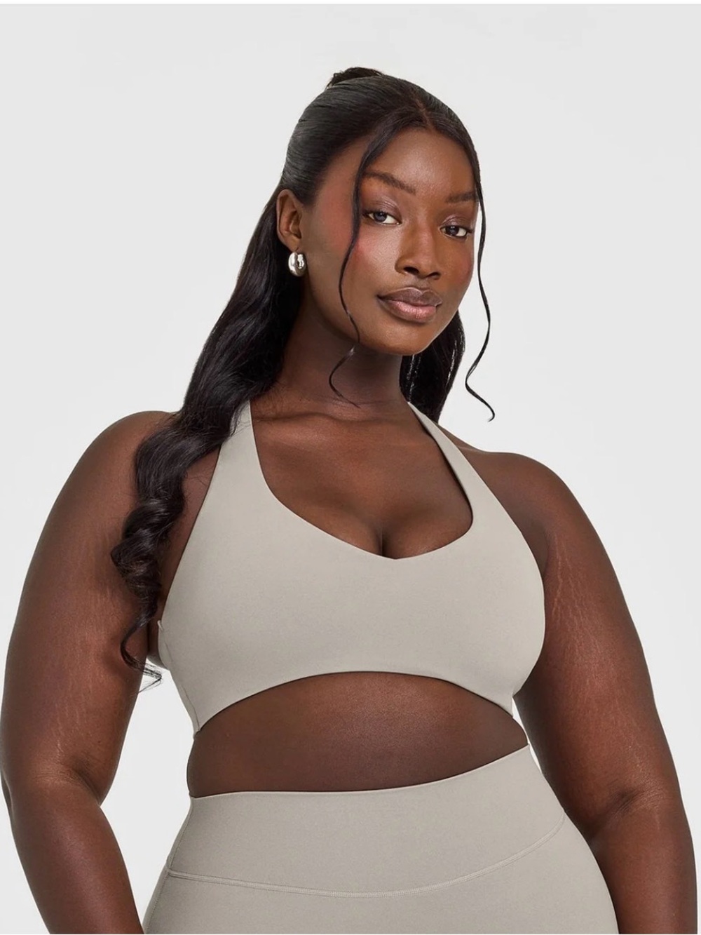 Oner Active SOFTMOTION BRALETTE WITH WHITE LOGO Warm Sand Medium New